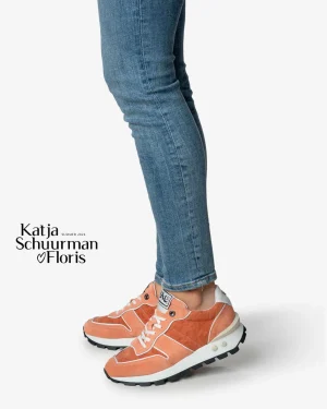 Sneaker>Floris van Bommel Blokki 01.16 Orange