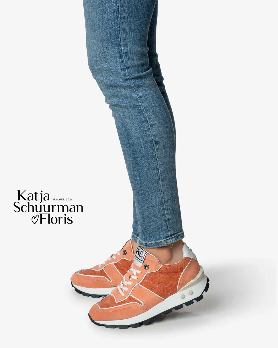 Sneaker>Floris van Bommel Blokki 01.16 Orange