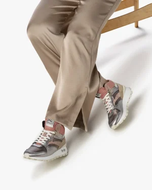 Sneaker>Floris van Bommel Blokki 03.02 Silber