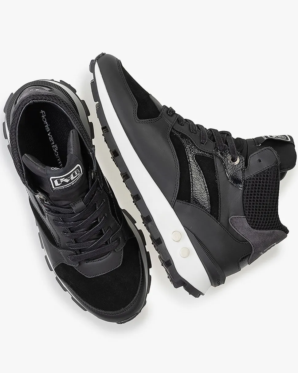 Hochwinter | Sneaker>Floris van Bommel Blokki 03.00 Schwarz