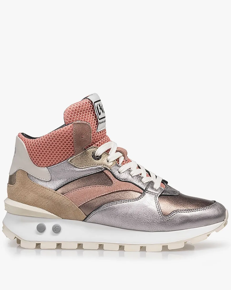 Sneaker>Floris van Bommel Blokki 03.02 Silber