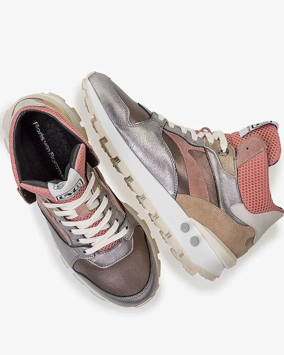 Sneaker>Floris van Bommel Blokki 03.02 Silber