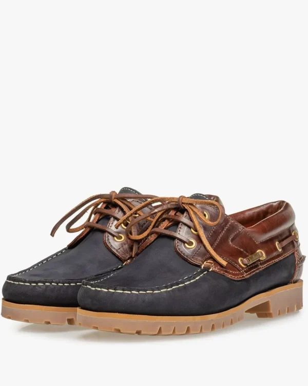 Bootsschuhe | Mokassins>Floris van Bommel Boat Shoe 02.11 Blau