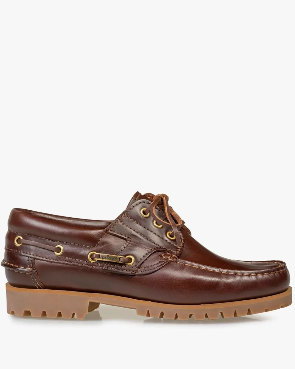 Bootsschuhe>Floris van Bommel Boat Shoe 02.05 Rotbraun