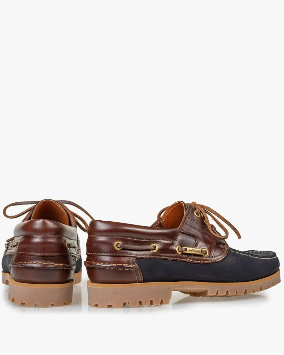 Bootsschuhe | Mokassins>Floris van Bommel Boat Shoe 02.11 Blau