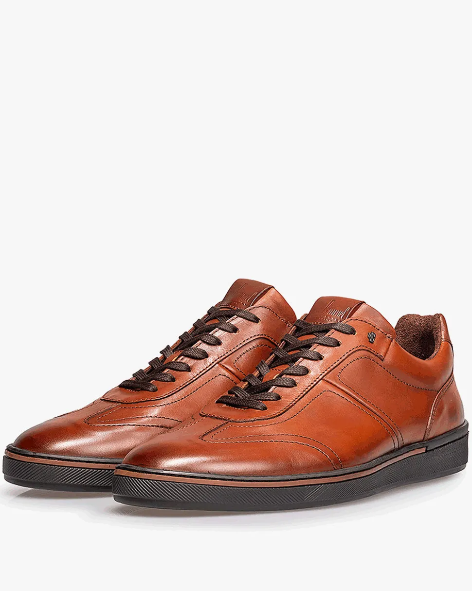 Casual im Büro | Sneaker>Floris van Bommel Bora 01.06 Dunkelcognac