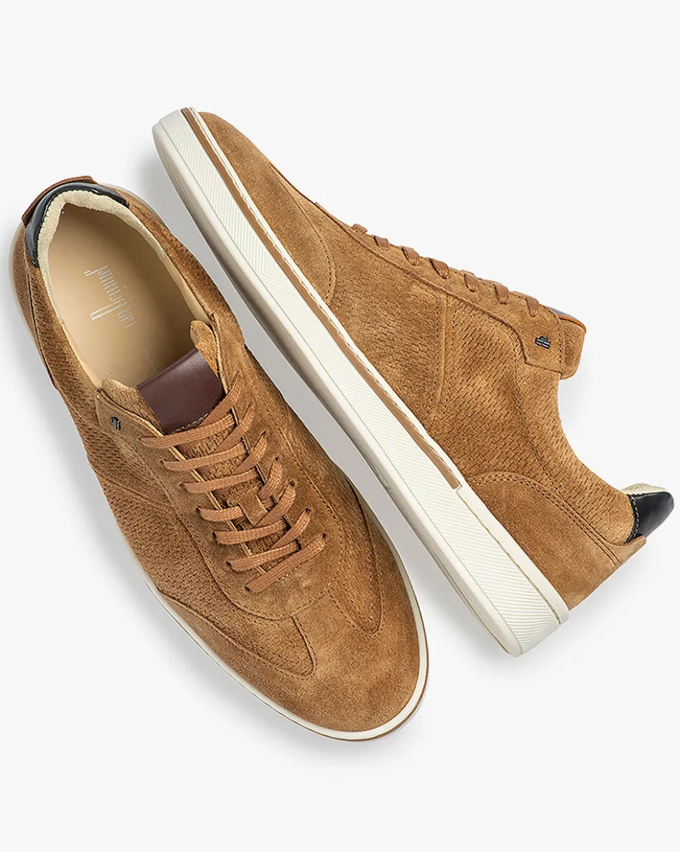 Casual im Büro | Sneaker>Floris van Bommel Bora 01.14 Hellbraun