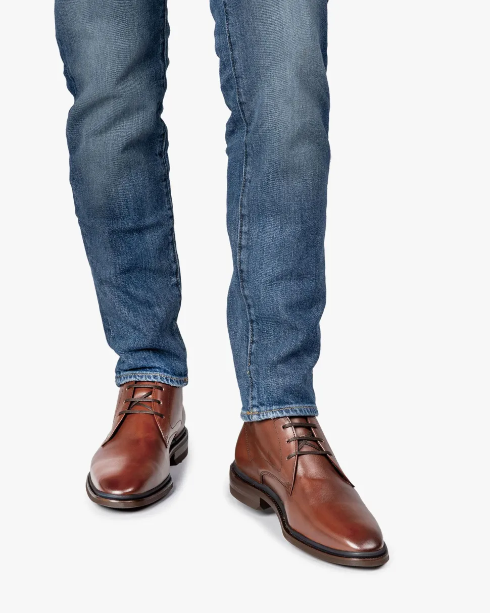 Schick im Büro | Stiefeletten>Floris van Bommel Bumpi 01.03 Cognac