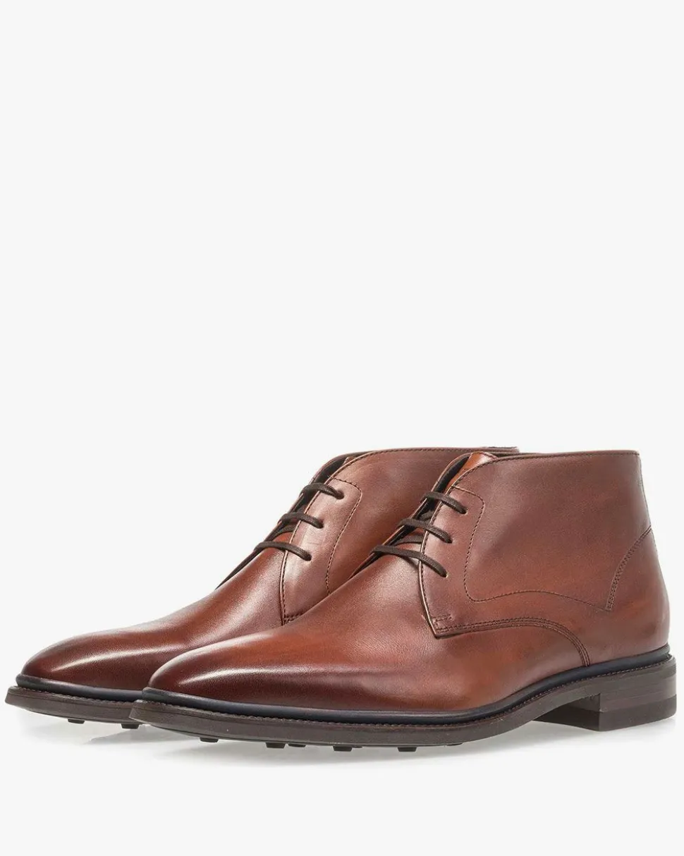 Schick im Büro | Stiefeletten>Floris van Bommel Bumpi 01.03 Cognac