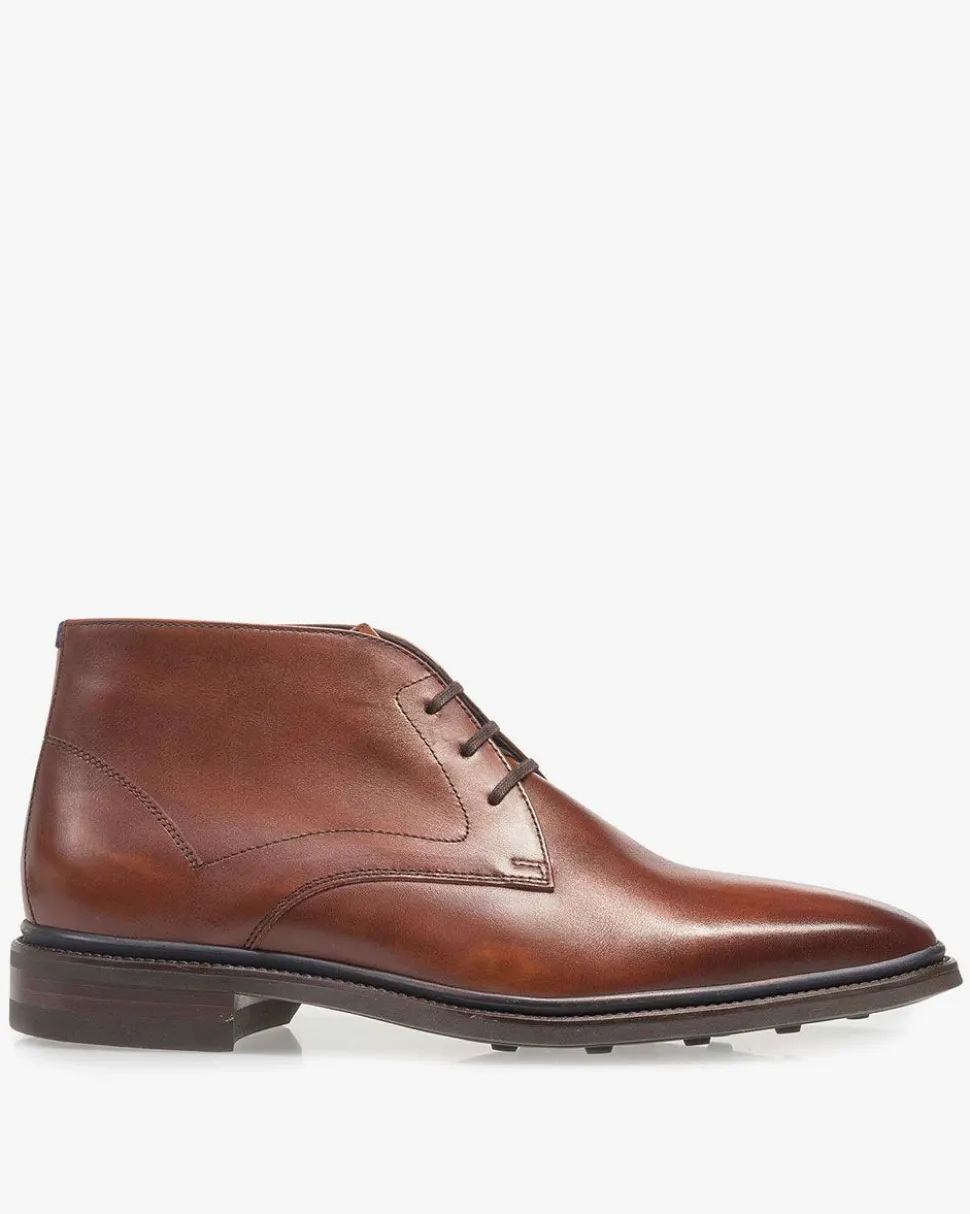 Schick im Büro | Stiefeletten>Floris van Bommel Bumpi 01.03 Cognac