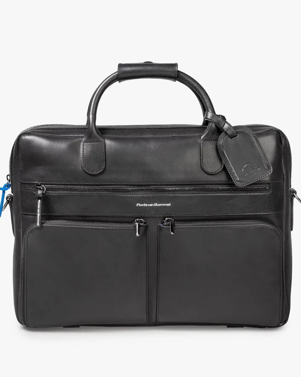 Taschen>Floris van Bommel Bürotasche Leder Schwarz