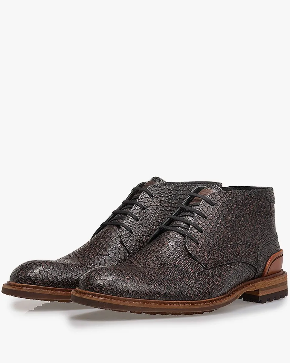 Extravagant | Stiefeletten>Floris van Bommel Crepi 11.00 Dunkelbraun