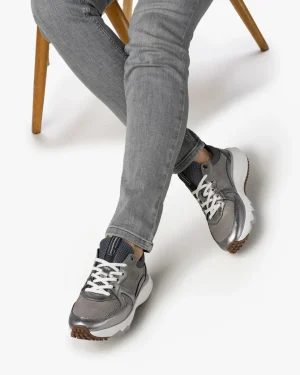 Sneaker>Floris van Bommel Curvi 01.01 Silber