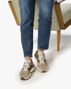 Sneaker>Floris van Bommel Curvi 01.08 Taupe