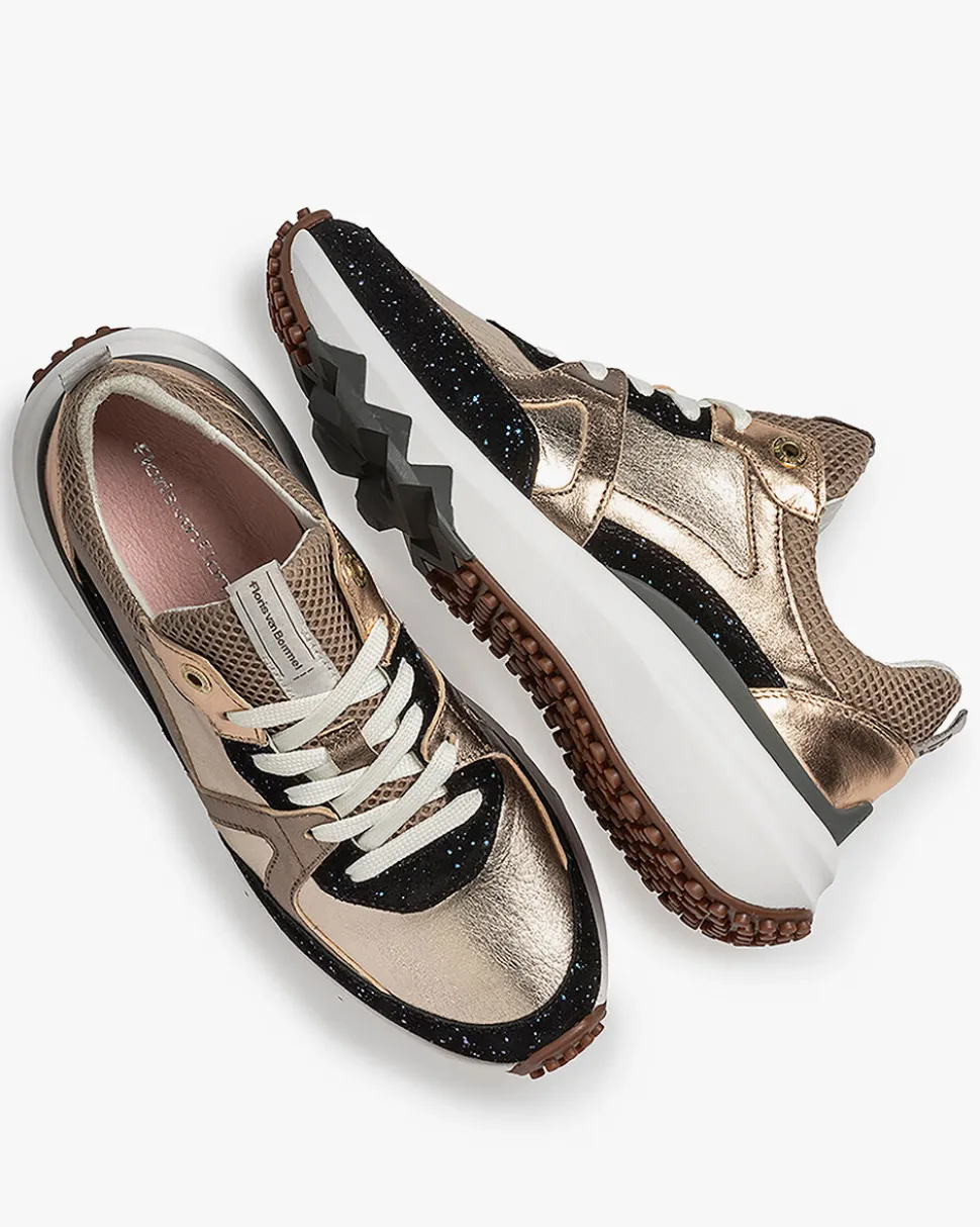 Sneaker>Floris van Bommel Curvi 01.10 Schwarz
