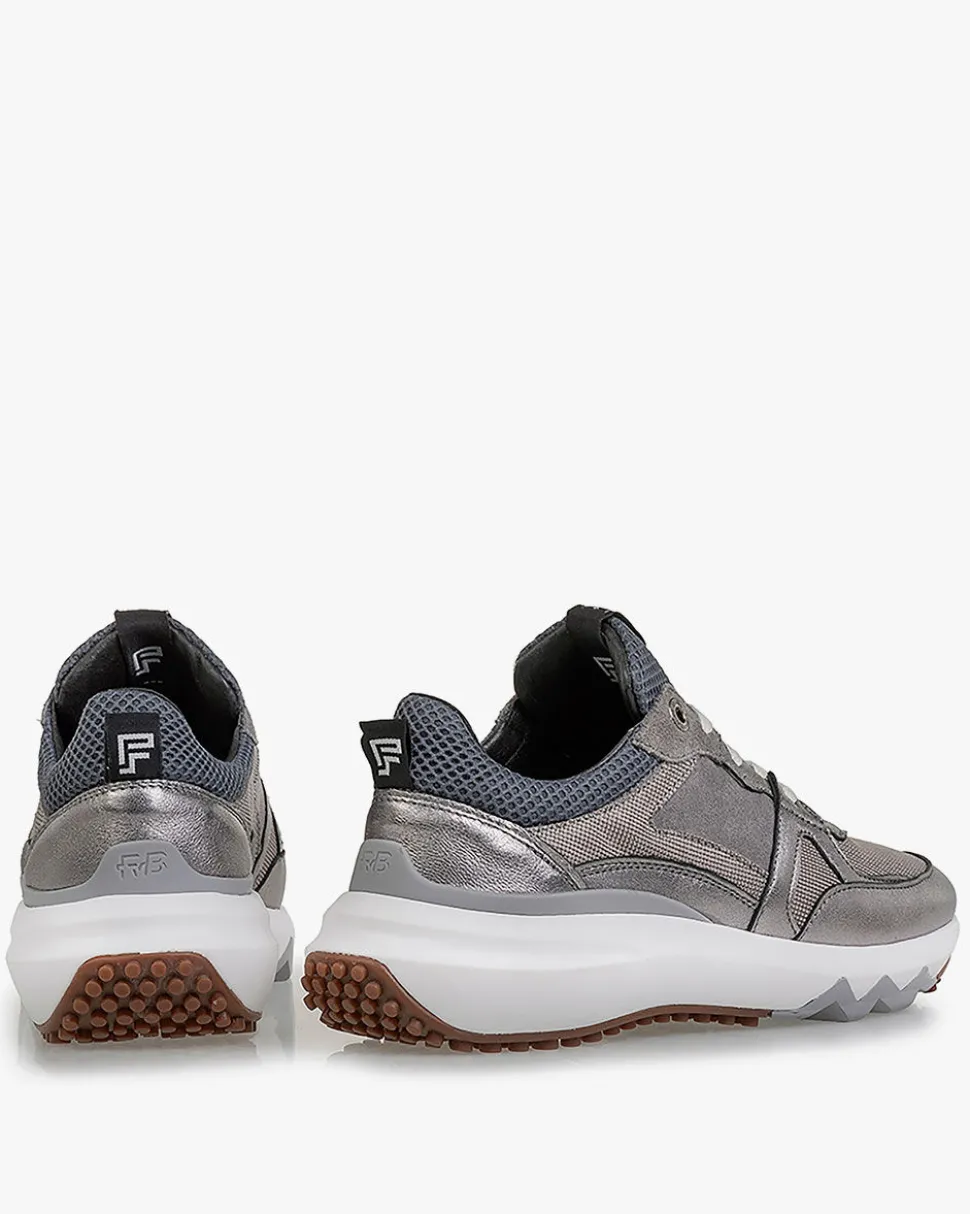 Sneaker>Floris van Bommel Curvi 01.01 Silber