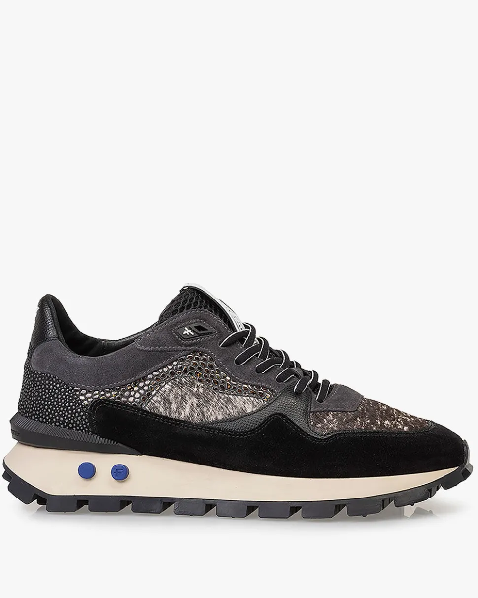 Extravagant | Sneaker>Floris van Bommel De Blokker 03.01 Schwarz