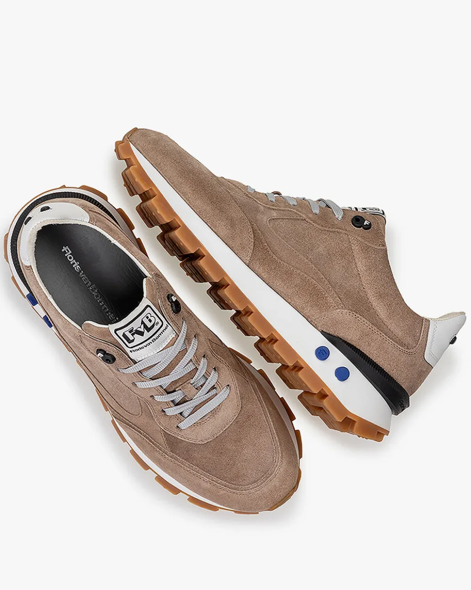 Sneaker>Floris van Bommel De Blokker 01.02 Hellbraun