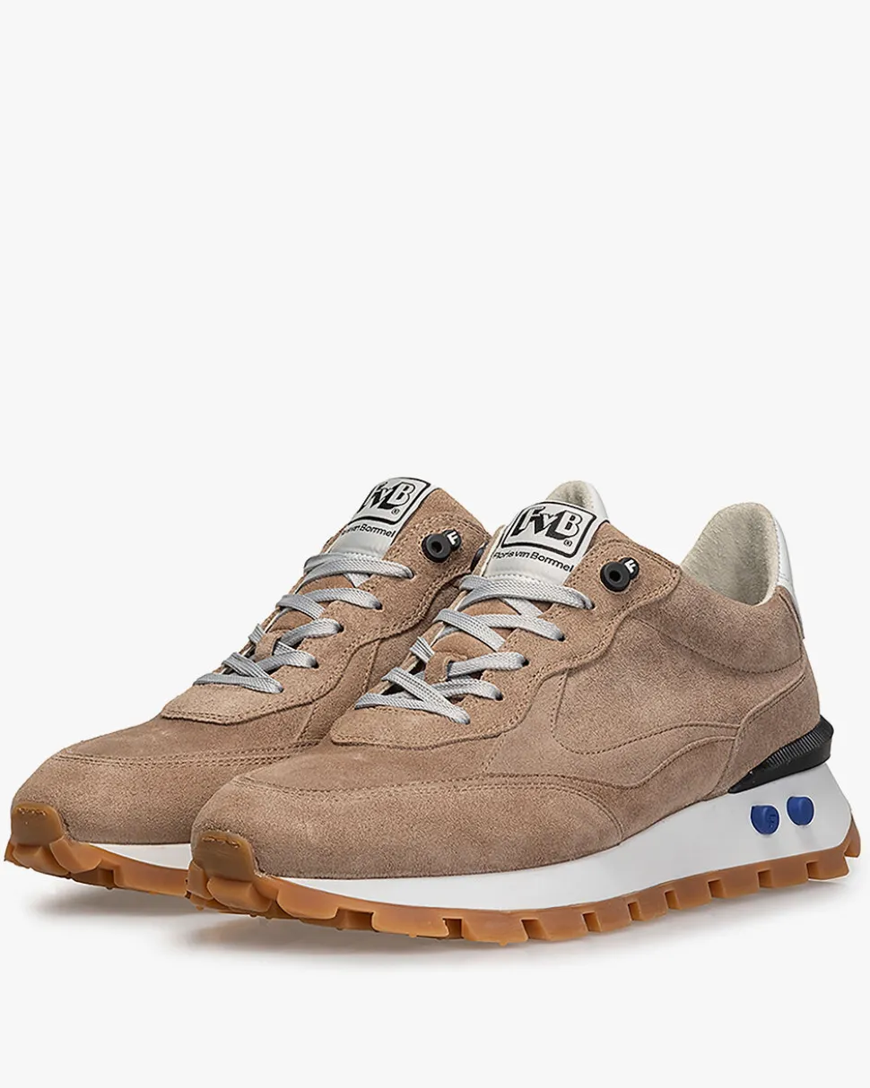 Sneaker>Floris van Bommel De Blokker 01.02 Hellbraun