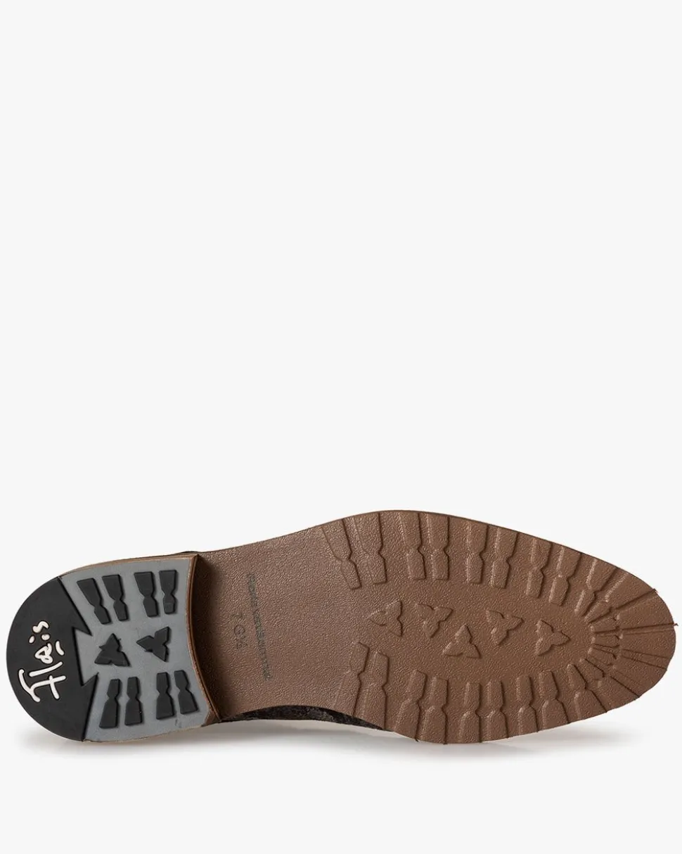 Stiefeletten>Floris van Bommel De Donker 02.05 Bordeauxrot / Multi-colour