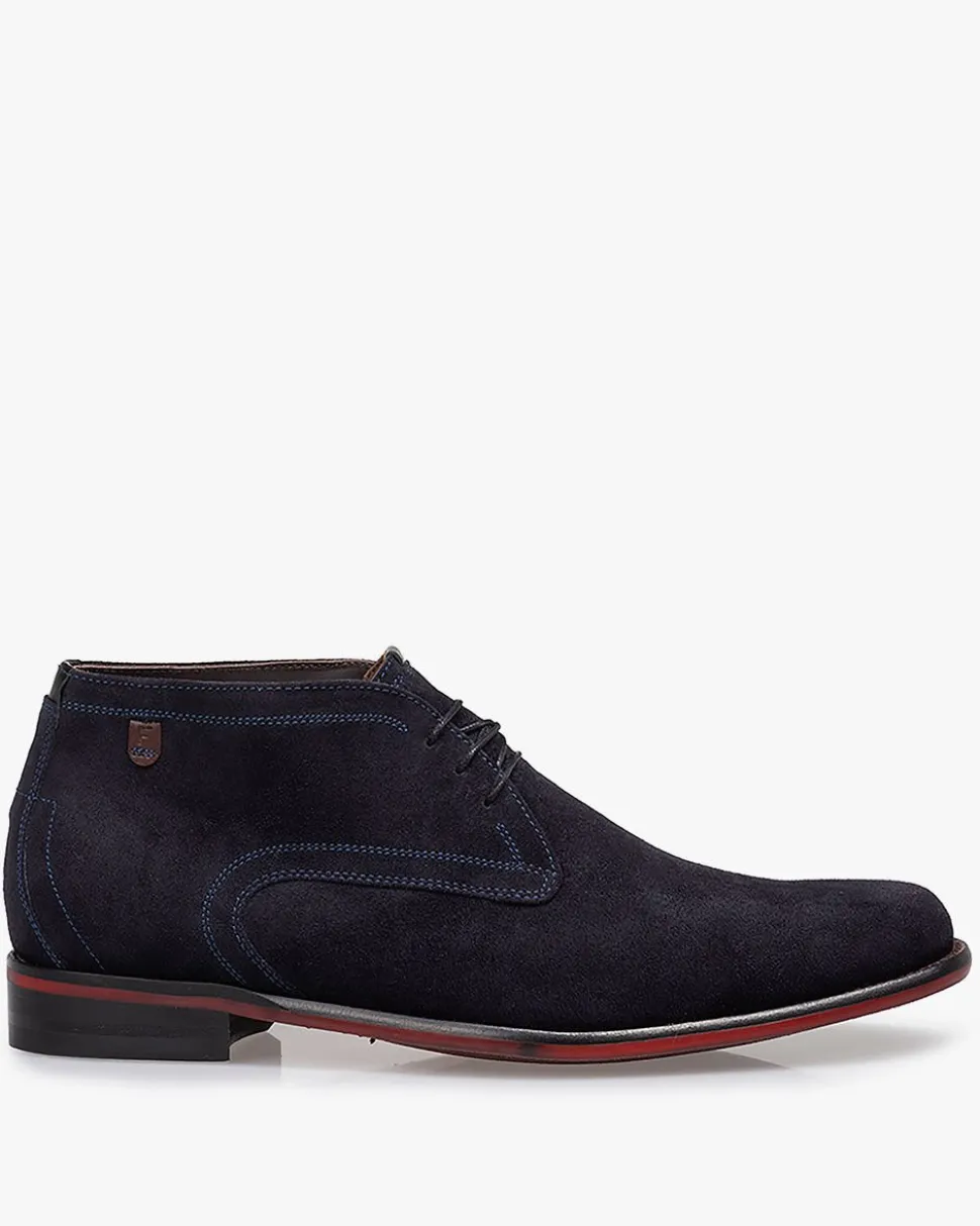 Schnürer | Stiefeletten>Floris van Bommel De Draver 01.00 Dunkelblau