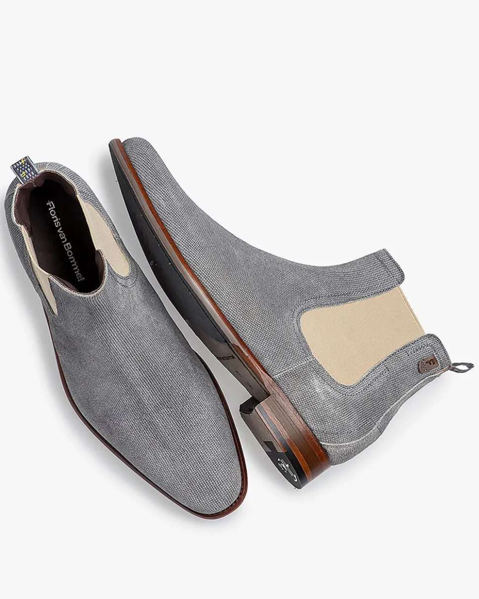 Casual im Büro | Chelsea Boots>Floris van Bommel De Draver 02.05 Grau