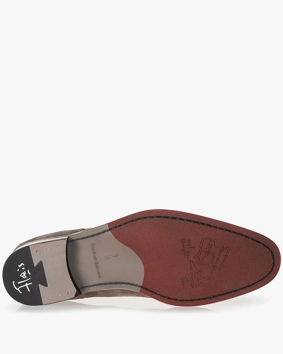 Business Schuhe | Chelsea Boots>Floris van Bommel De Draver 02.01 Taupe
