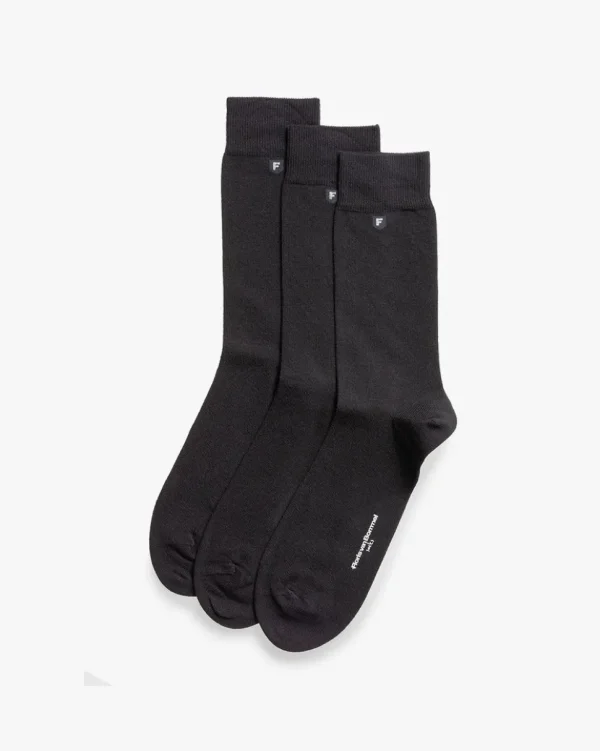 Socken>Floris van Bommel De Katoener 01.01 Schwarz