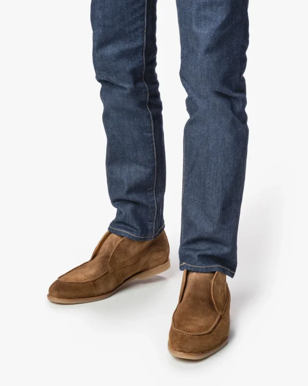 Casual im Büro | Stiefeletten>Floris van Bommel De Kruimer 04.00 Cognac