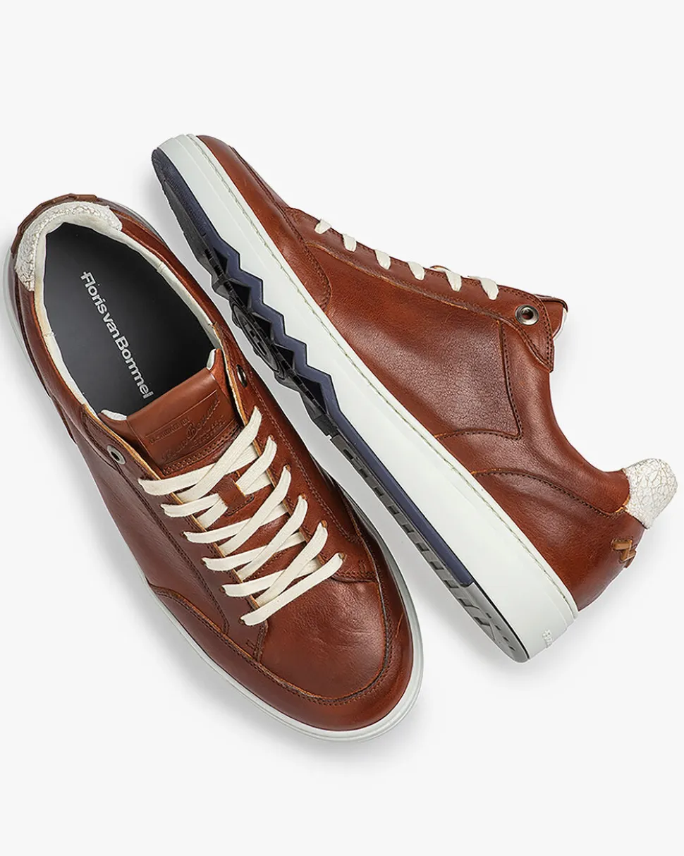 Casual im Büro | Sneaker>Floris van Bommel De Kupster 03.07 Dunkelcognac