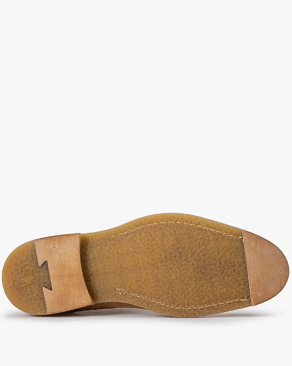 Casual im Büro | Chelsea Boots>Floris van Bommel De Lexer 06.04 Hellbraun
