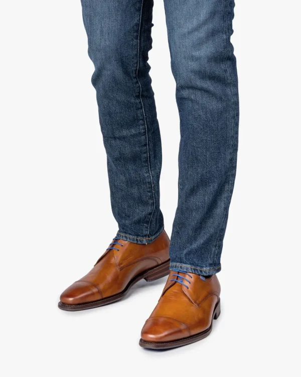 Schick im Büro | Business Schuhe>Floris van Bommel De Loper 02.00 Cognac