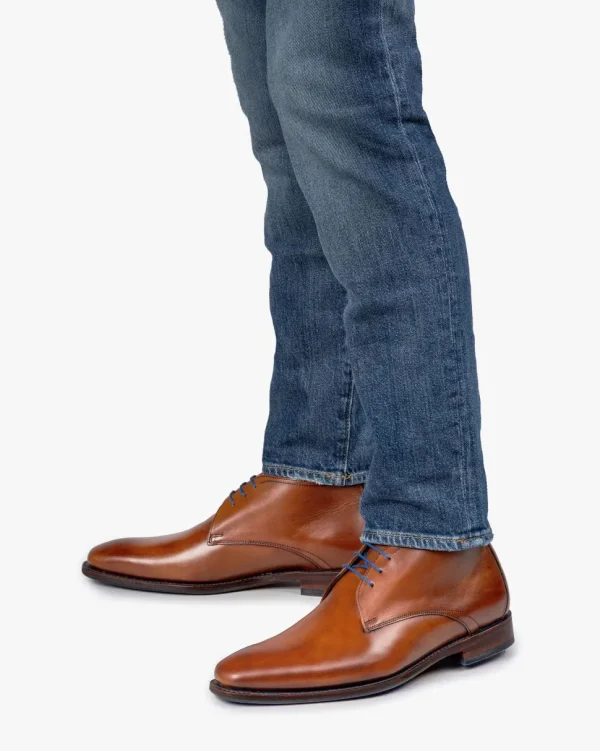 Business Schuhe | Schnürer>Floris van Bommel De Loper 05.00 Cognac
