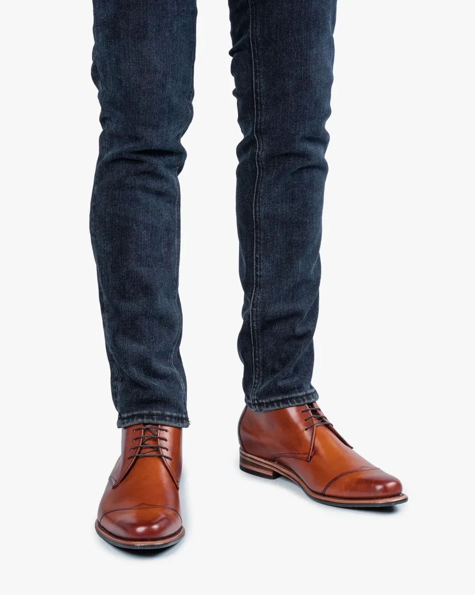 Business Schuhe | Schnürer>Floris van Bommel De Marser 01.11 Cognac