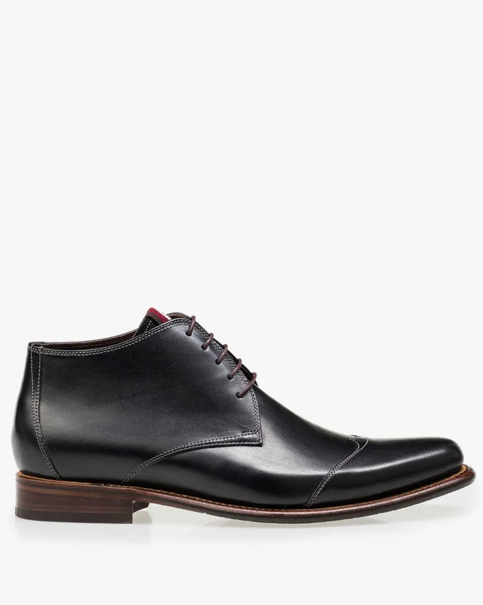 Schick im Büro | Business Schuhe>Floris van Bommel De Marser 01.00 Schwarz