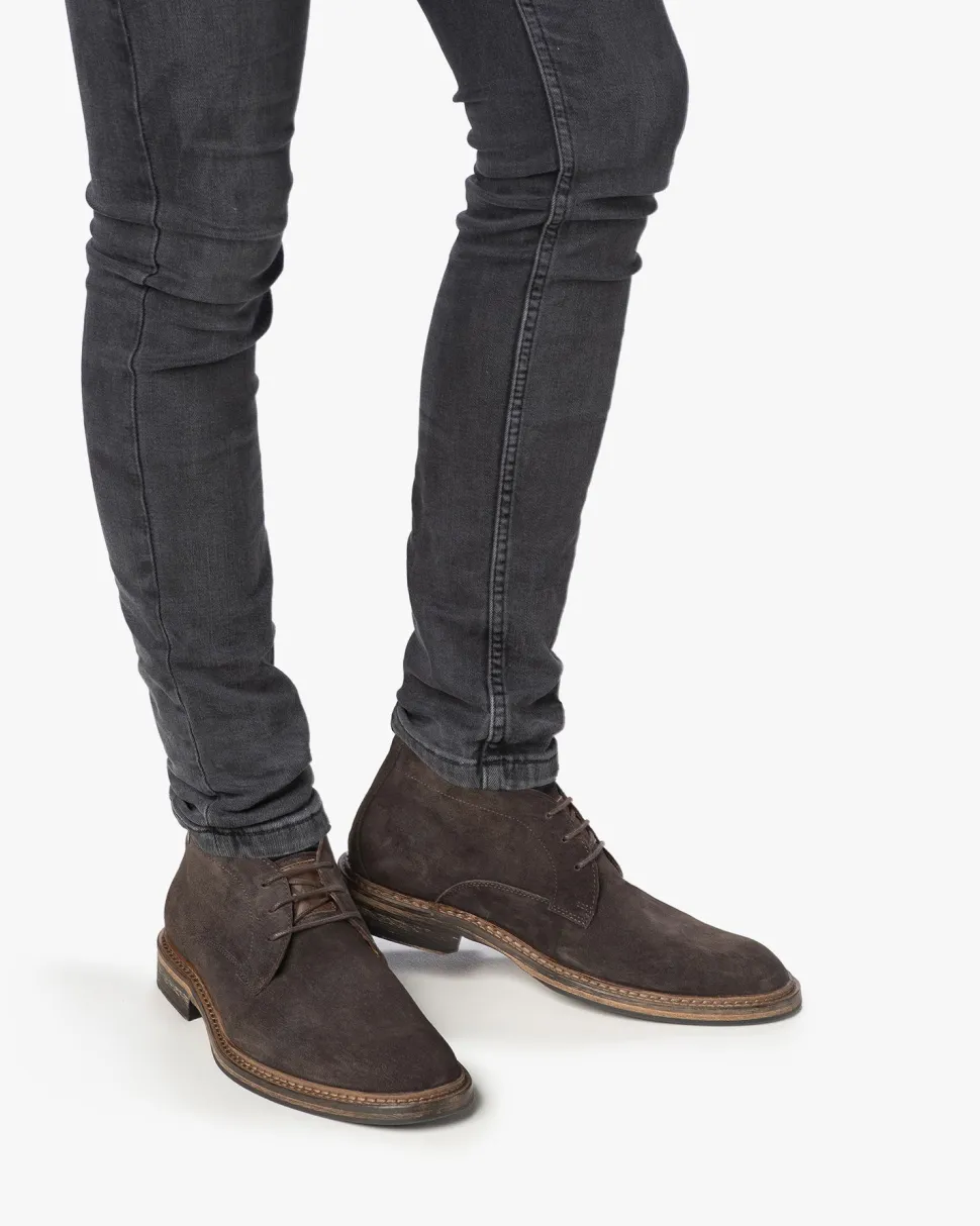 Hochwinter | Stiefeletten>Floris van Bommel De Moker 01.00 Dunkelbraun
