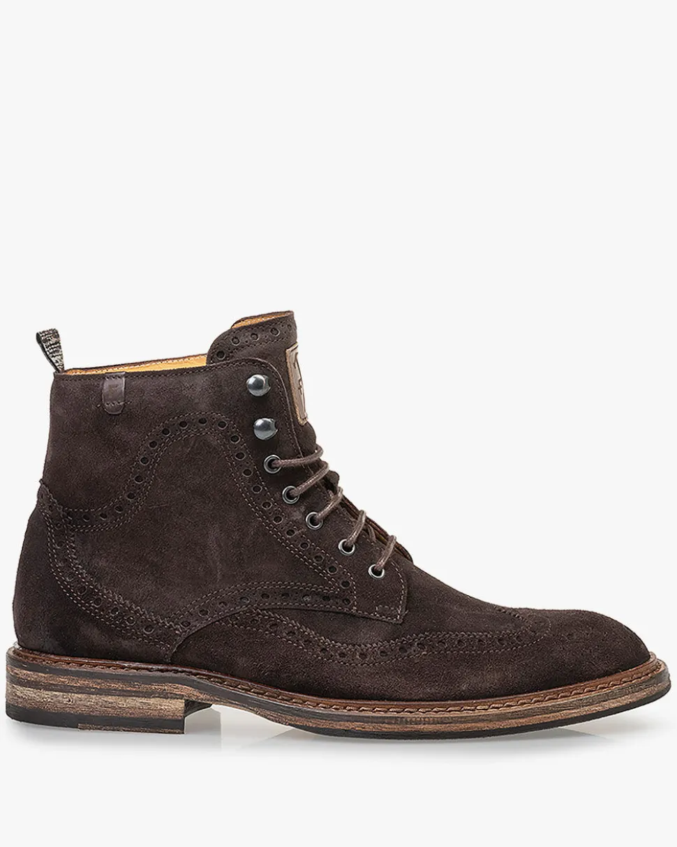 Hochwinter | Brogues>Floris van Bommel De Moker 04.00 Dunkelbraun