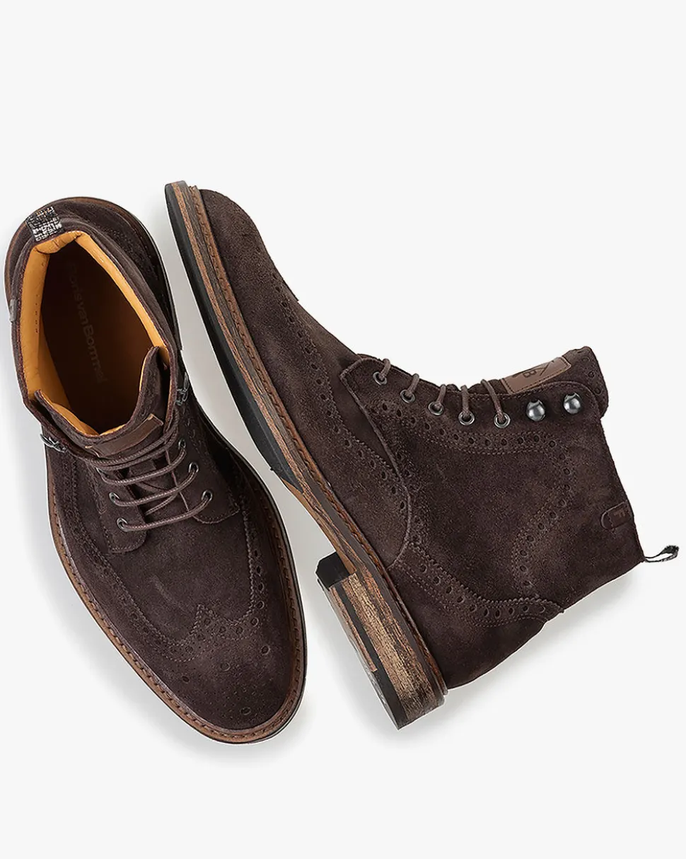 Hochwinter | Brogues>Floris van Bommel De Moker 04.00 Dunkelbraun