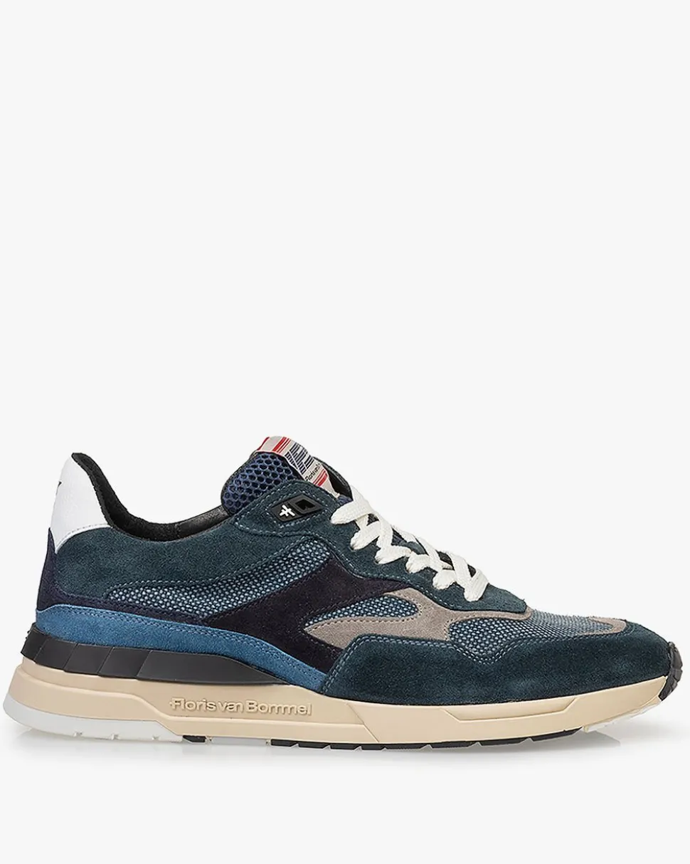 Sneaker>Floris van Bommel De Runner 02.15 Blau