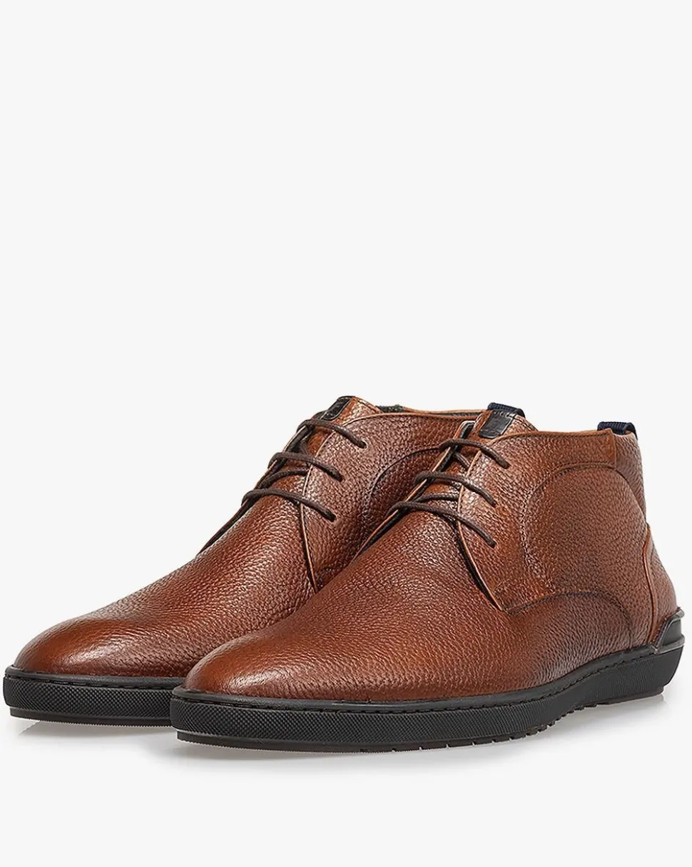 Schnürer | Stiefeletten>Floris van Bommel De Scooper 02.19 Cognac