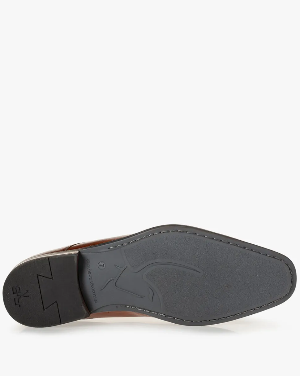 Casual im Büro | Business Schuhe>Floris van Bommel De Slimmer 04.00 Dunkelcognac