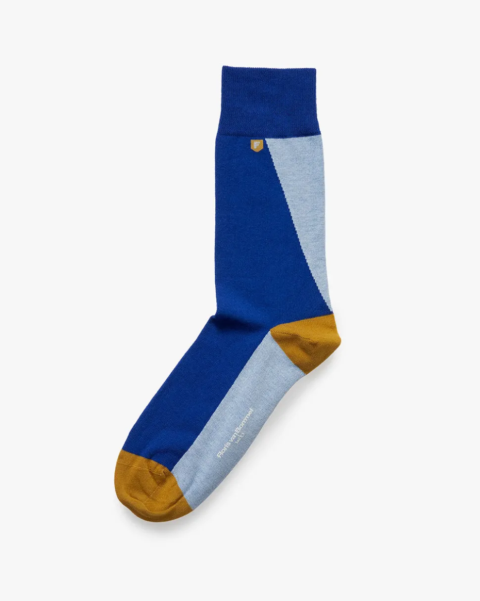Socken>Floris van Bommel De Sokker 01.01 Blau
