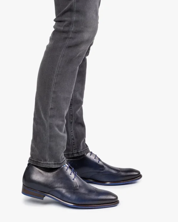 Business Schuhe | Schnürer>Floris van Bommel De Stapper 06.01 Dunkelblau