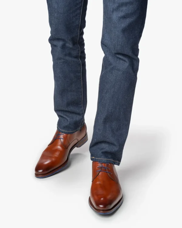 Hochzeit | Business Schuhe>Floris van Bommel De Stapper 44.00 Dunkelcognac