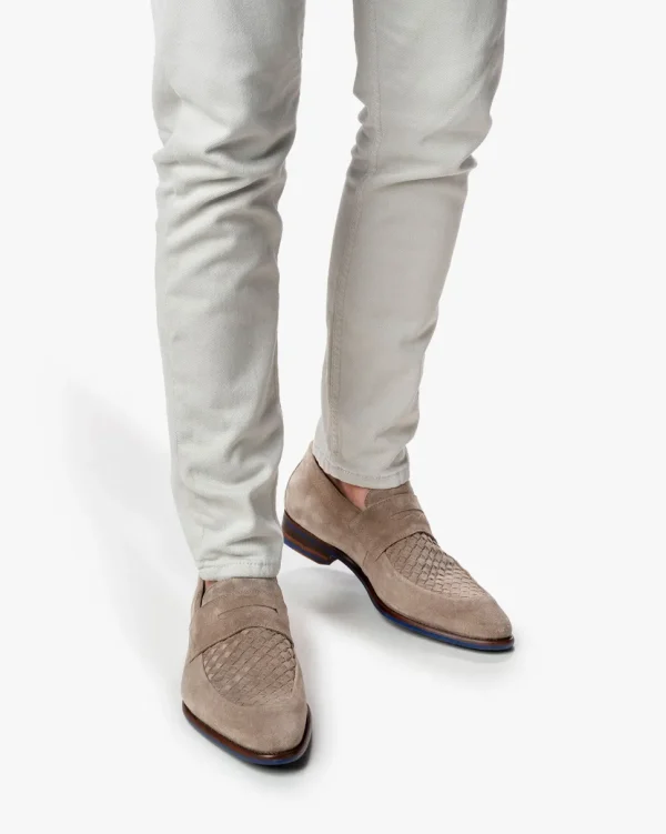 Hochzeit | Loafers>Floris van Bommel De Stapper 49.02 Hellbraun