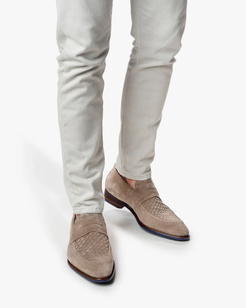 Hochzeit | Loafers>Floris van Bommel De Stapper 49.02 Hellbraun