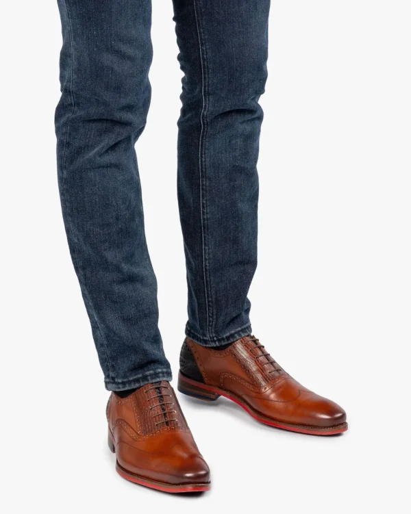 Schick im Büro | Business Schuhe>Floris van Bommel De Stapper 03.00 Cognac