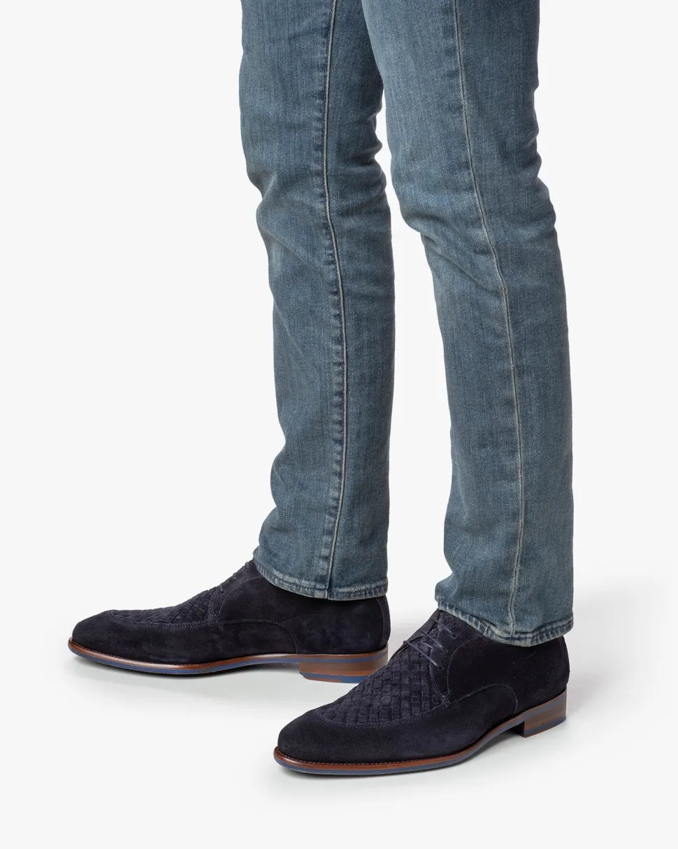 Schick im Büro | Business Schuhe>Floris van Bommel De Stapper 50.01 Dunkelblau