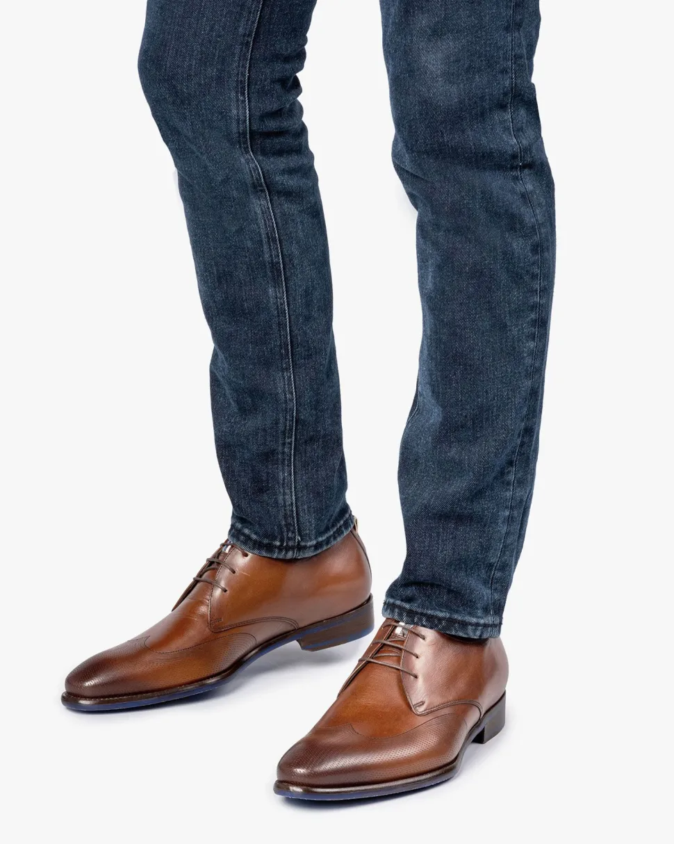 Schick im Büro | Business Schuhe>Floris van Bommel De Stapper 06.00 Cognac