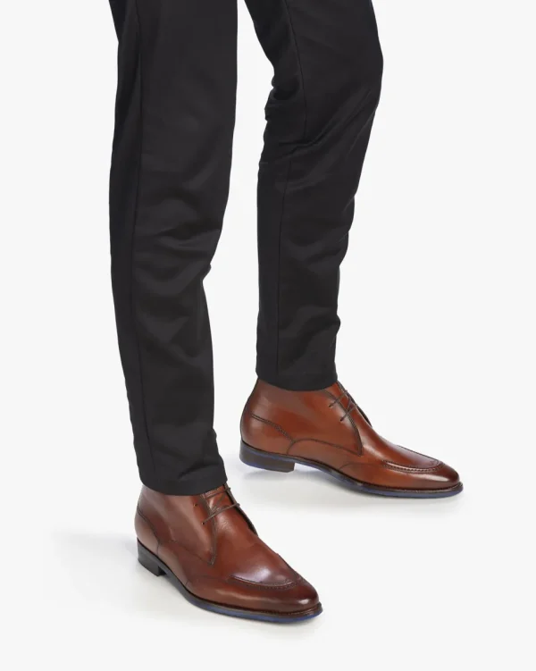 Schick im Büro | Business Schuhe>Floris van Bommel De Stapper 42.00 Dunkelcognac